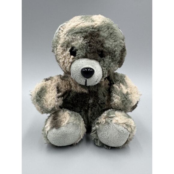 1989 Bear Forces Of America Camo Teddy Bear Small 6” Stuffed Animal Vintage - Picture 1 of 7